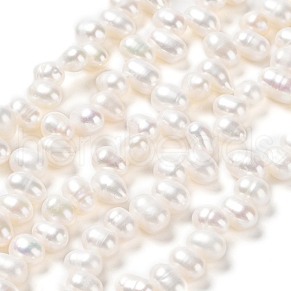 Natural Cultured Freshwater Pearl Beads Strands PEAR-J007-82-1