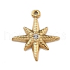 304 Stainless Steel Pendants STAS-R169-02A-G-1