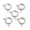 Non-Tarnish 304 Stainless Steel Spring Ring Clasps STAS-E104-09E-P-1