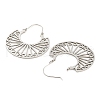 304 Stainless Steel Hollow Arch Hoop Earrings EJEW-Q789-05P-3