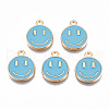 Alloy Enamel Charms ENAM-S121-165B-RS-1