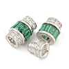 925 Sterling Silver Micro Pave Cubic Zirconia Screw Clasps STER-U001-03B-P-2