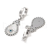 Teardrop 304 Stainless Steel Shell Dangle Earrings EJEW-L283-081P-2