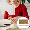 13.5M Polyester Centipede Lace Ribbons OCOR-WH0045-11-5