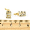 Rack Plating Alloy Rhinestone Pendants PALLOY-S187-01E-3