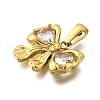 304 Stainless Steel Pendants STAS-Q360-07B-G-2