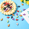 60Pcs 6 Colors Dyed Synthetic Turquoise Pendants HJEW-TAC0047-5