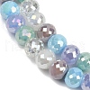 Electroplate Glass Beads Strands EGLA-G039-01A-02-3