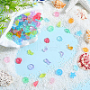 SUNNYCLUE 150G Mixed Shape Transparent Plastic Beads FIND-SC0011-72-4