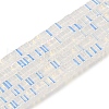 Electroplate Glass Beads Strands GLAA-B023-01A-15-1