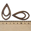 Walnut Wood Pendants WOOD-A025-04F-3