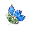 Transparent Glass Pendants PALLOY-MZ00720-07-3