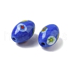 Handmade Millefiori Glass Beads LAMP-U004-02-4