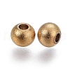 202 Stainless Steel Textured Beads STAS-I100-14G-2