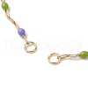 304 Stainless Steel Link Chain Bracelet Makings AJEW-JB01282-3