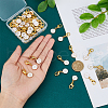 52Pcs 26 Styles Alloy Enamel Pendant Decorations HJEW-FH00003-3
