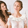 FINGERINSPIRE Cotton Pleated Lace Trim Ribbon OCOR-FG0002-63A-01-5