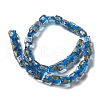 Handmade Gold Foil and Silver Foil Lampwork Beads FOIL-C001-01C-08-2