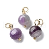 Natural Amethyst Pendants STAS-C120-10G-01-1