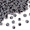 Striped Resin Beads RESI-TAG0001-01-1