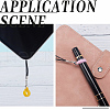Gorgecraft 60Pcs Silicone Pendant SIL-GF0001-30-5