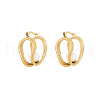 304 Stainless Steel Hoop Earrings UN9328-1-1