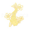 Brass Filigree Big Pendants KKC-T003-06G-1
