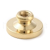 Golden Plated Brass Wax Sealing Stamp Head KK-K363-01G-02-3
