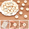 Gorgecraft Wood European Beads WOOD-GF0002-24B-6