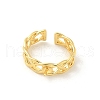 Brass Open Cuff Ring Settings KK-G518-08G-02-2