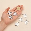 Tarnish Resistant Boy Jewelry Original Color 201 Stainless Steel Triangle Knot Pendants STAS-I032-228-4