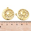 304 Stainless Steel Pendants STAS-F304-01G-02-3