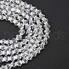 Transparent Glass Beads Strands EGLA-A039-T3mm-D13-2
