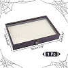 Wooden Badge Presentation Boxes CON-WH0094-40-2