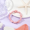 Tortoise Synthetic Turquoise Beads Stretch Bracelets for Women BJEW-JB11692-1