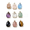 Gemstone Faceted Pendants G-M431-16G-1