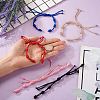 10Pcs 5 Colors Adjustable Braided Nylon Cord Bracelet Making AJEW-TA0001-25-4