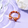 3Pcs Natural Gemstone Rings RJEW-TA00204-4