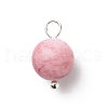 Natural White Jade Charms PALLOY-JF01843-2