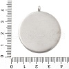 304 Stainless Steel Pendants STAS-F313-12P-3