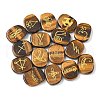 16Pcs 16 Styles Natural Tiger Eye Display Decorations G-F786-02A-06-1