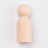 Unfinished Wood Male Peg Dolls People Bodies DIY-WH0059-09B-1