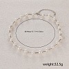Elegant Round Shell Pearl & Iron Beaded Necklaces for Women ZH3328-1-4
