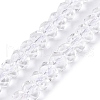 Transparent Glass Beads Strands GLAA-N001-61A-1