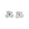 304 Stainless Steel Stud Earrings EJEW-H161-01P-I-4