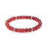 7Pcs 7 Style Natural Mixed Gemstone Round Beaded Stretch Bracelets Set BJEW-JB08917-3