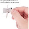 304 Stainless Steel Matte Magnetic Bracelet Clasps STAS-PH0018-11-5