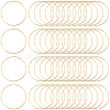 SOFPLATE 50Pcs Brass Linking Rings KK-SP0002-12B-1