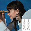 Unicraftale 304 Stainless Steel Stud Earring Findings STAS-UN0002-88P-6
