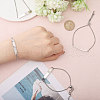 CHGCRAFT 6Pcs Adjustable Stainless Steel Box Chain Slider Bracelets BJEW-CA0001-10-5